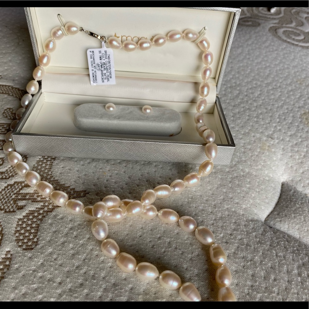 Fake pearl set from Macy’s